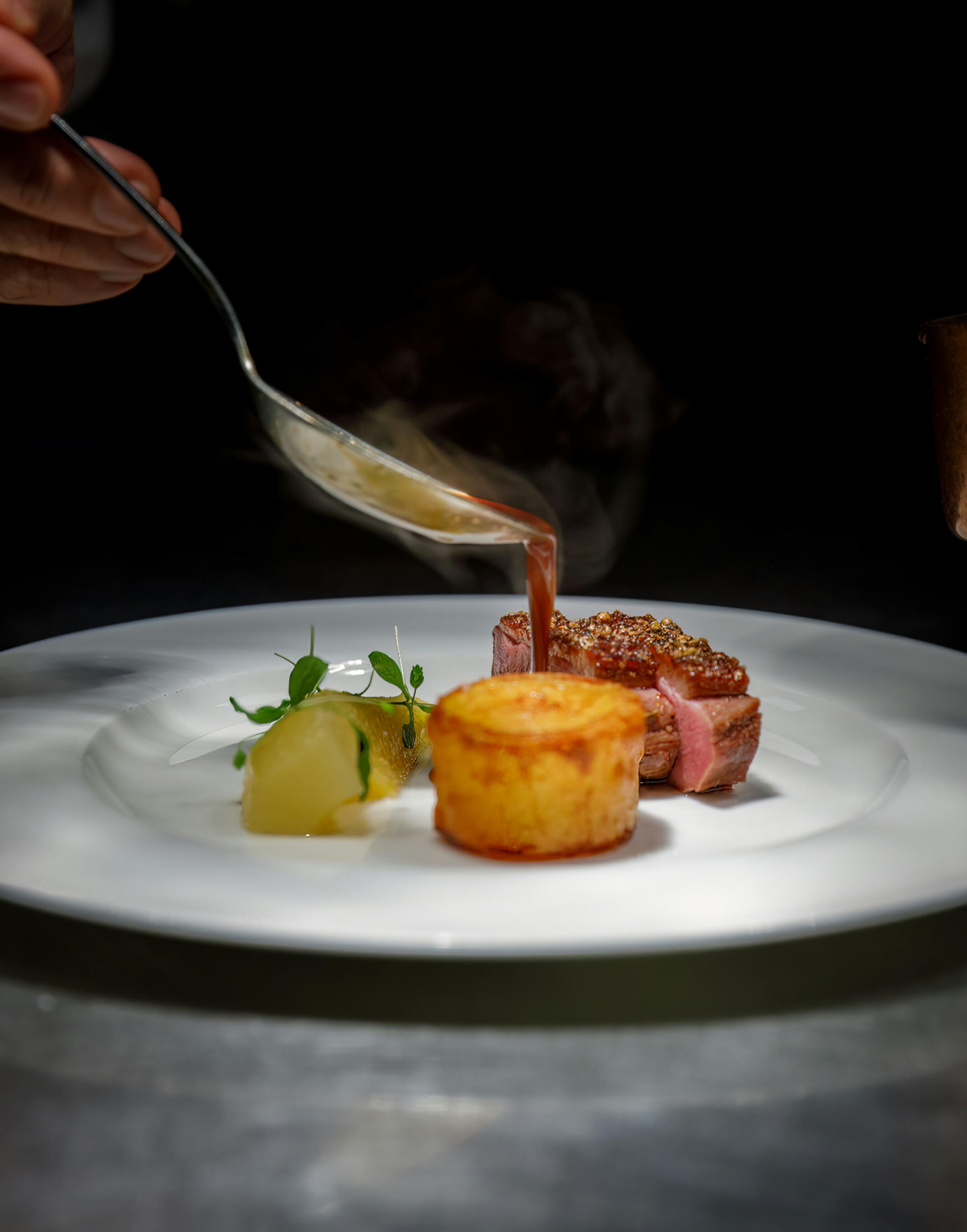 Fine dining Gourmet food